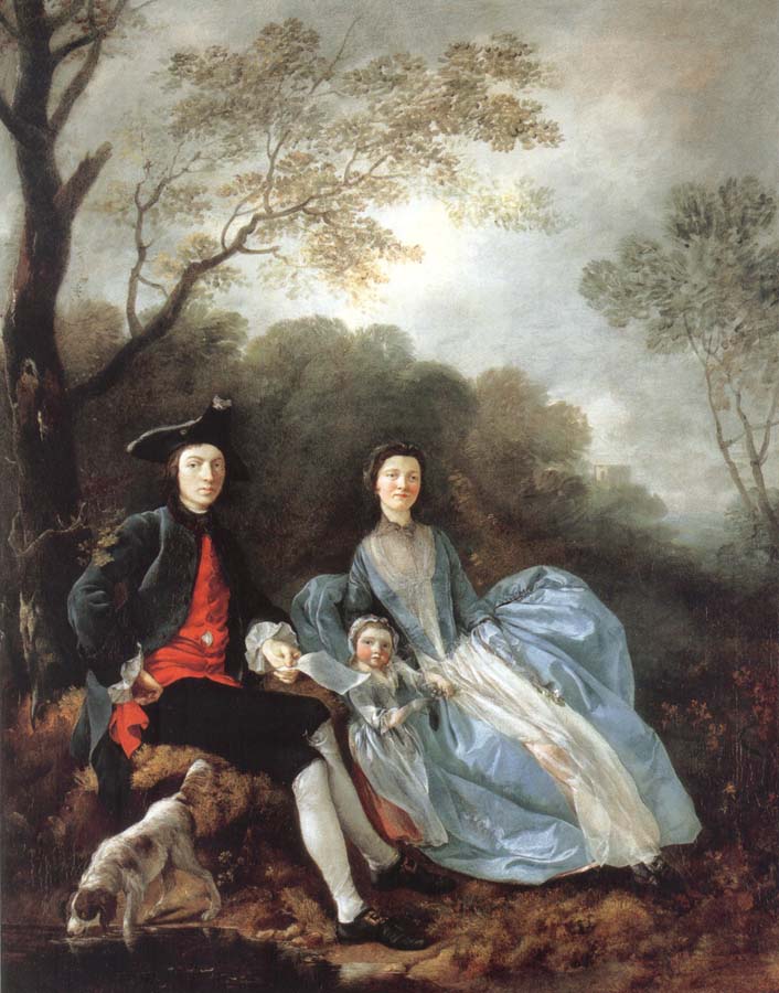 Self-portrait with and Daughter